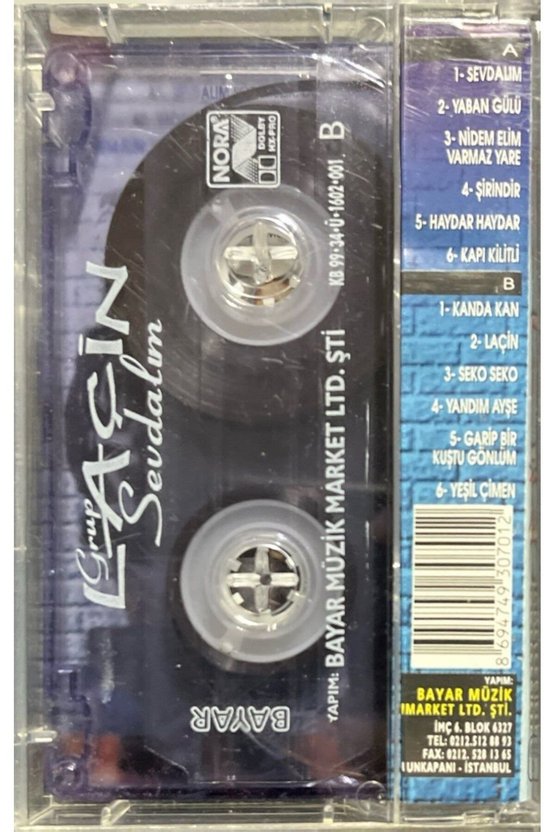 (Plak Değildir KASET tir) Kaset Grup Laçin Sevdalım Kaset