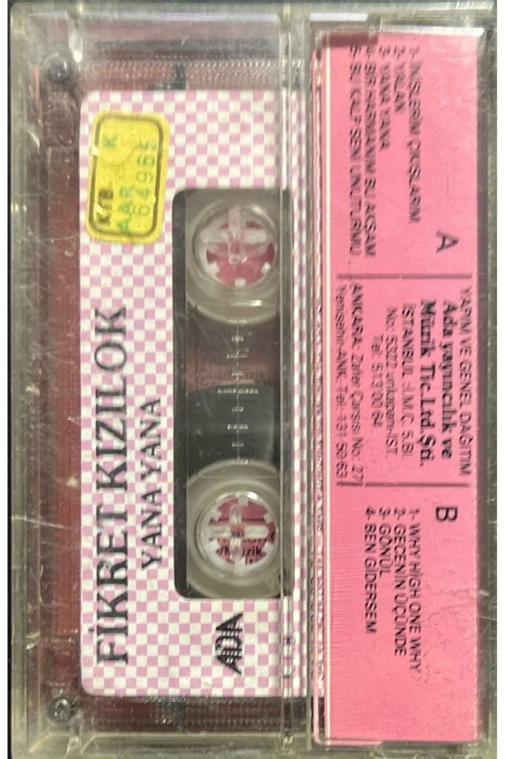 (Plak Değildir KASET tir) Kaset Fikret Kızılok Yana Yana Kaset