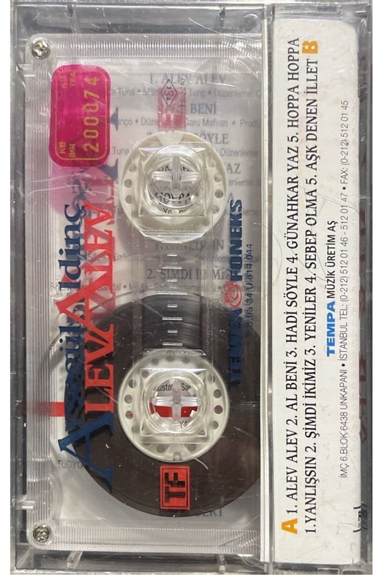 (Plak Değildir KASET tir) Kaset Ayşegül Aldinç Alev Alev Kaset