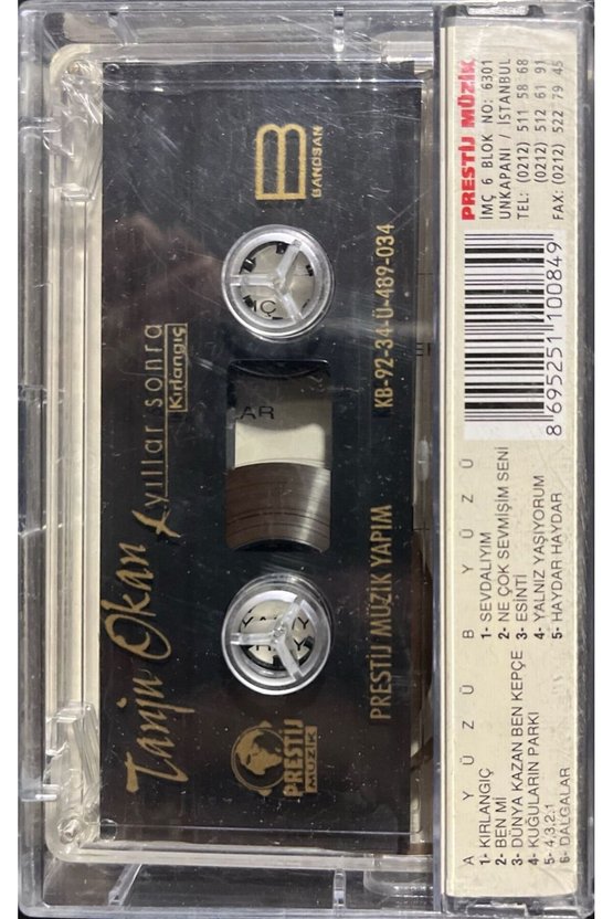 (Plak Değildir KASET tir) Kaset Tanju Okan Yıllar Sonra Kırlangıç Kaset