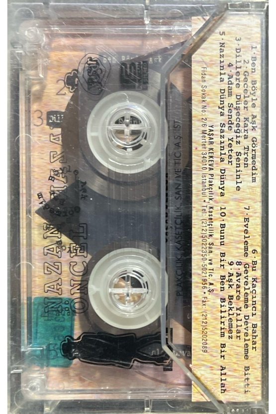 (Plak Değildir KASET tir) Kaset Nazan Öncel Ben Böyle Aşk Görmedim Kaset