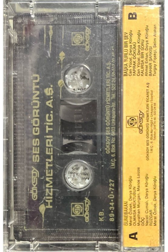 (Plak Değildir KASET tir) Kaset Yeni Türkü Günebakan Kaset