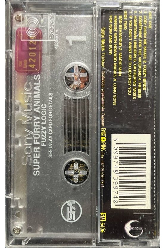(Plak Değildir KASET tir) Kaset Fuzzy Logic Super Furry Animals Kaset