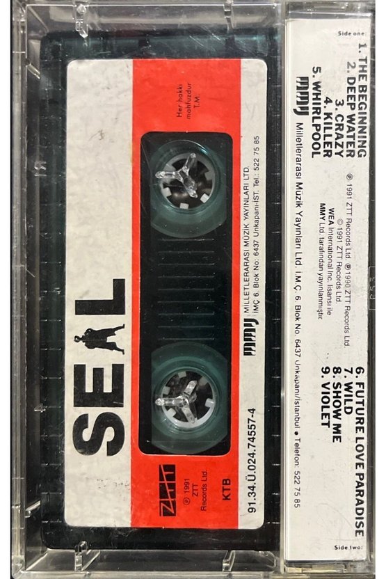 (Plak Değildir KASET tir) Kaset Seal Seal Kaset