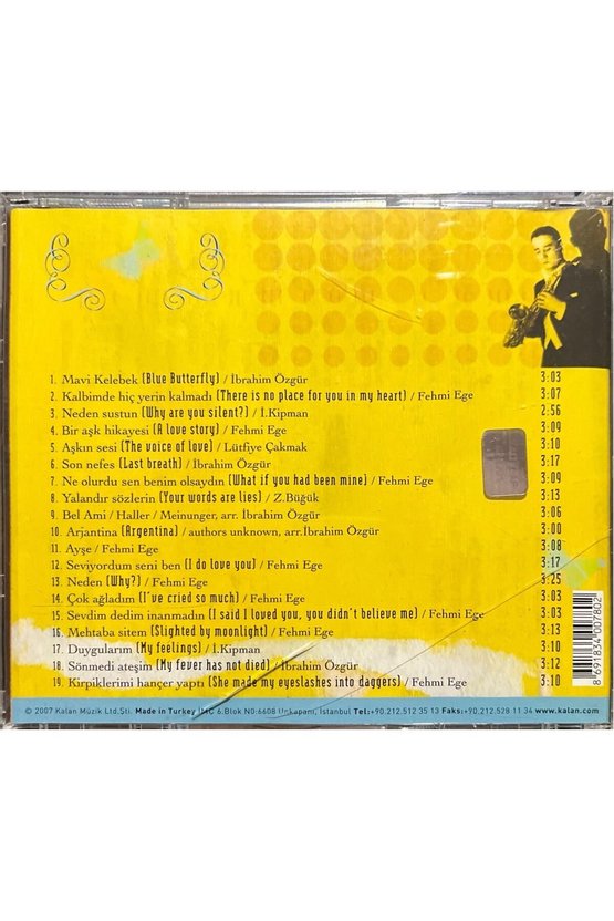 (Plak Değildir CD dir) CD İbrahim Özgür Tangolar CD