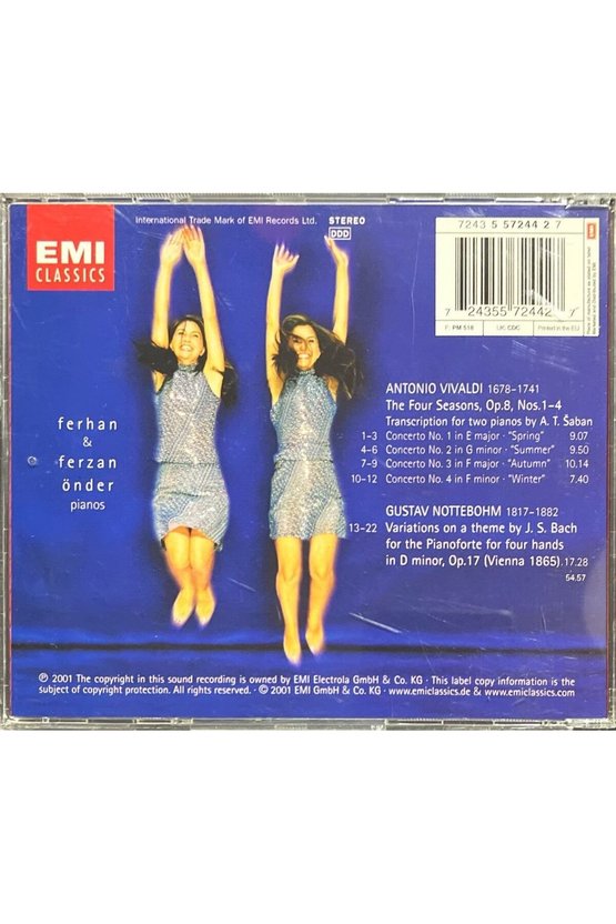 (Plak Değildir CD dir) CD Vivaldi Reflections CD