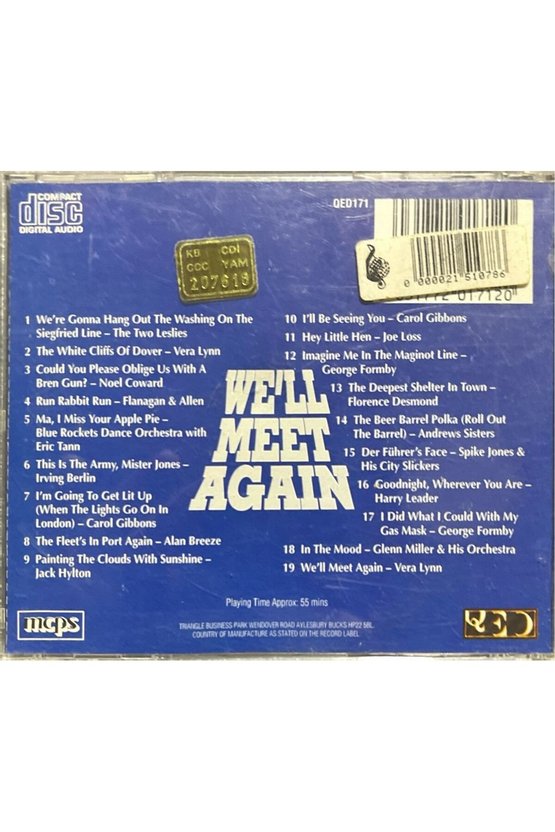 (Plak Değildir CD dir) CD Well Meet Again CD