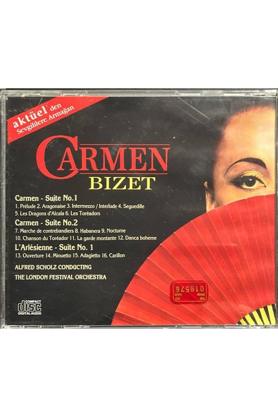 (Plak Değildir CD dir) CD Bizet Carmen CD
