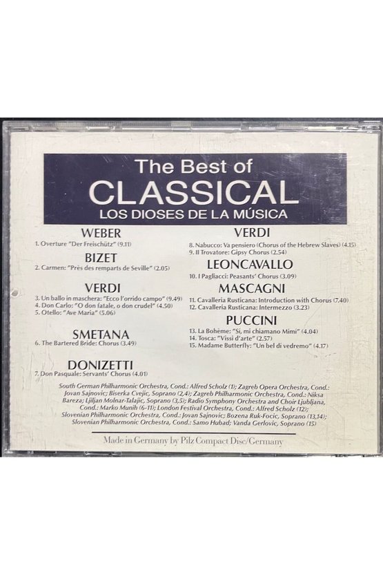 (Plak Değildir CD dir) CD The Best Of Classical CD