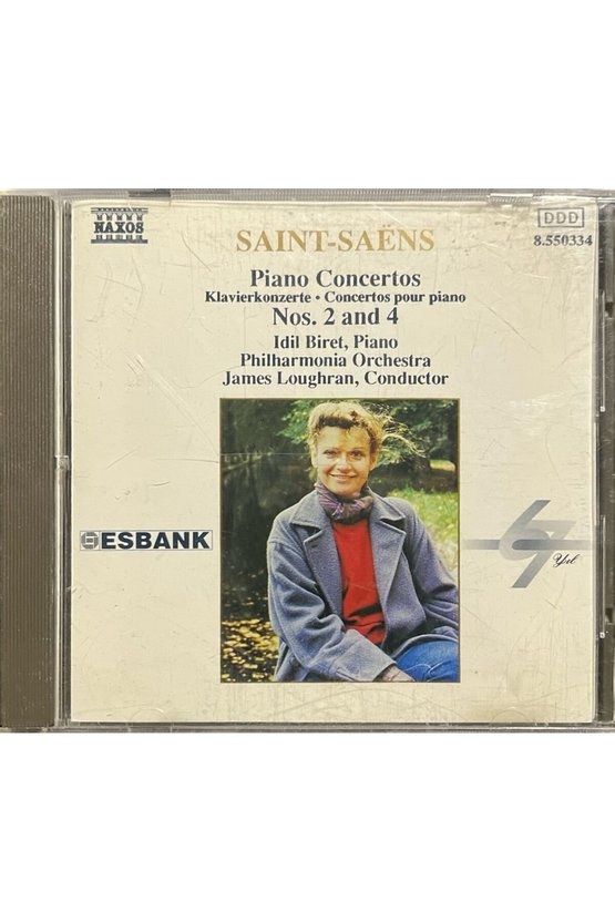 (Plak Değildir CD dir) CD İdil Biret Saint-Saens Piano Concertos CD