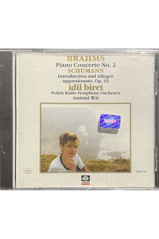 (Plak Değildir CD dir) CD İdil Biret Brahms Shumann Açılmamış Ambaladında CD