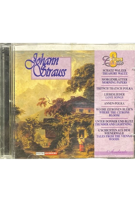 (Plak Değildir CD dir) CD Johann Strauss Double CD
