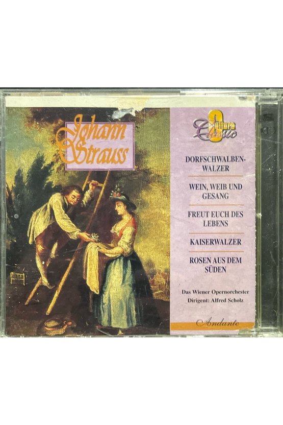 (Plak Değildir CD dir) CD Johann Strauss Double CD