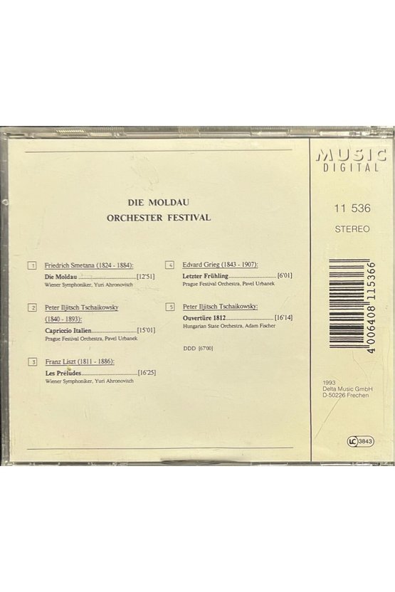 (Plak Değildir CD dir) CD Moldau Orchester Festival CD
