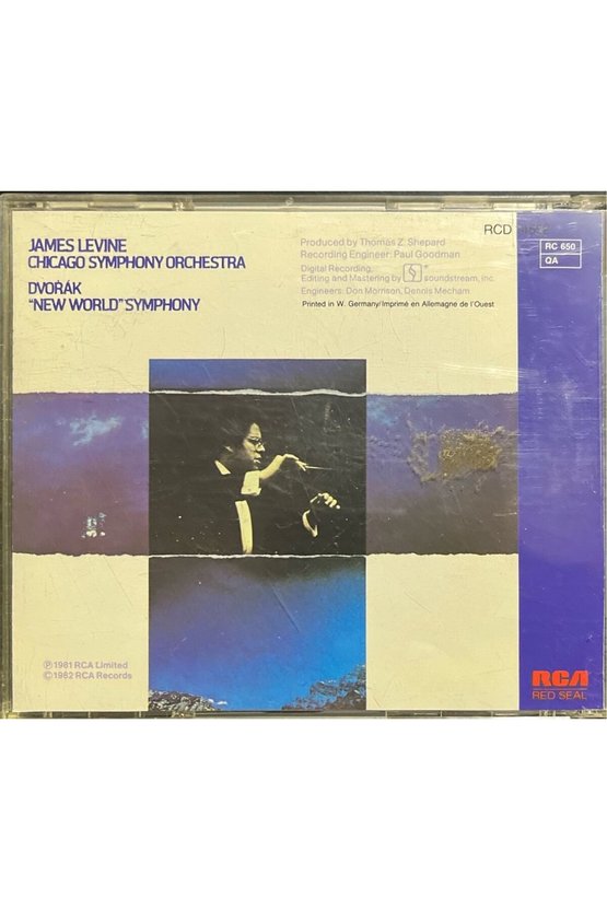 (Plak Değildir CD dir) CD Dvorak New World Symphony CD