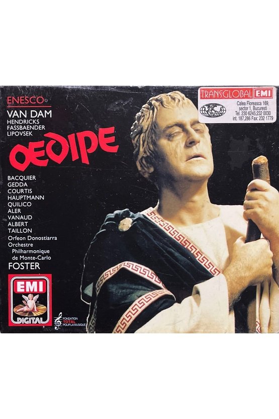 (Plak Değildir CD dir) CD Oedipe Açılmamış Jelatininde Double CD