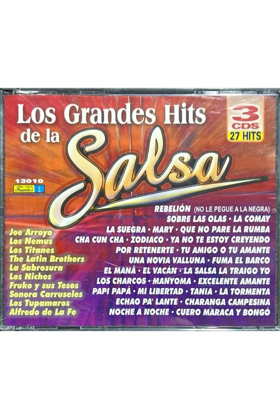 (Plak Değildir CD dir) CD Los Grandes Hits De La Salsa (Tripple - 3 CD) CD