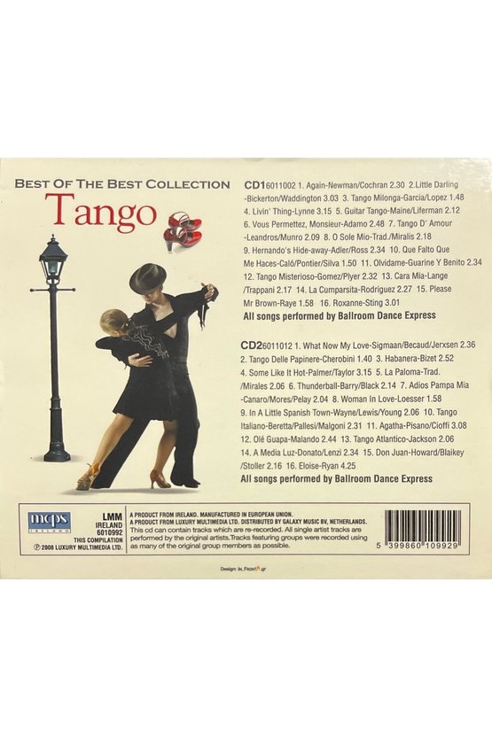 (Plak Değildir CD dir) CD The Best Of The Collection Tango Double CD