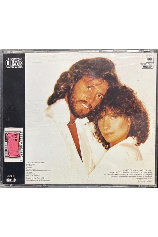 (Plak Değildir CD dir) CD Barbra Streisand Guilty CD