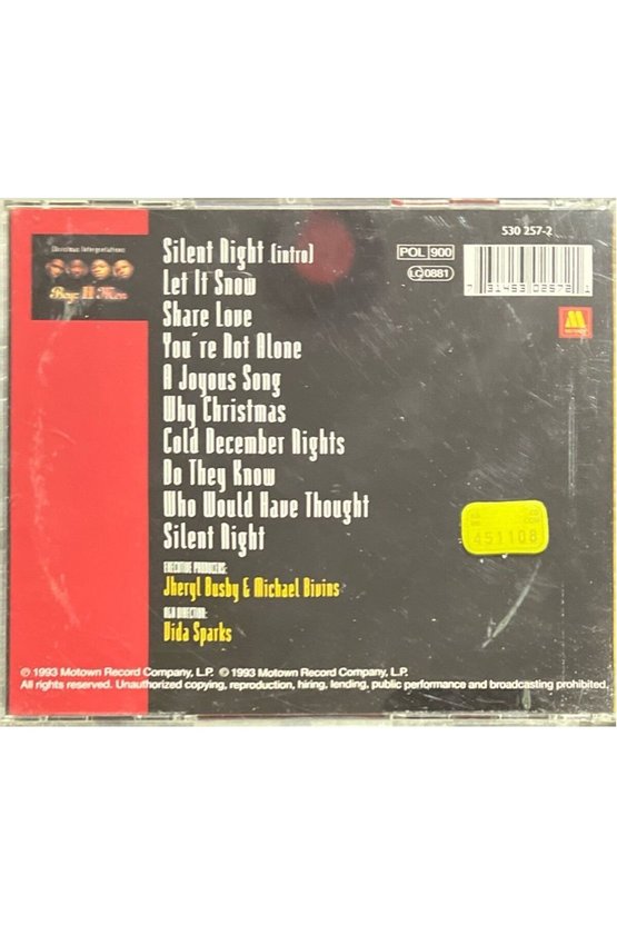(Plak Değildir CD dir) The Boyz II Men Christmas Interpretations CD
