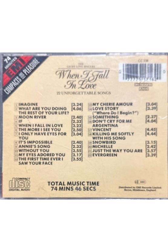 (Plak Değildir CD dir) CD When I Fall In Love CD