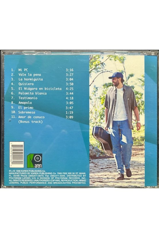 (Plak Değildir CD dir) CD Julan Luis Guerra 440 Ni Es Lo Mismo Ni Es Igual CD