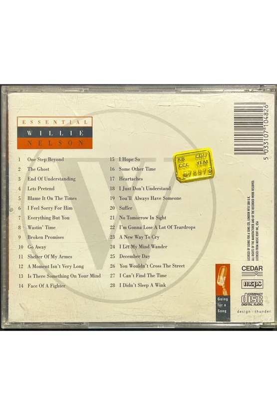 (Plak Değildir CD dir) CD Willie Nelson Essential CD