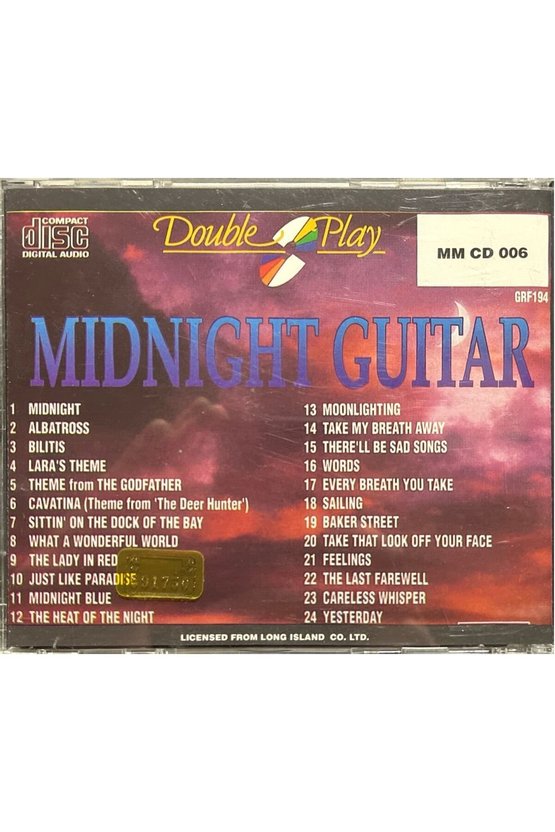 (Plak Değildir CD dir) CD Midnight Guitar CD