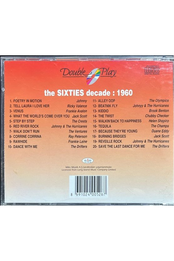 (Plak Değildir CD dir) CD The Sixties Decade 1960 CD