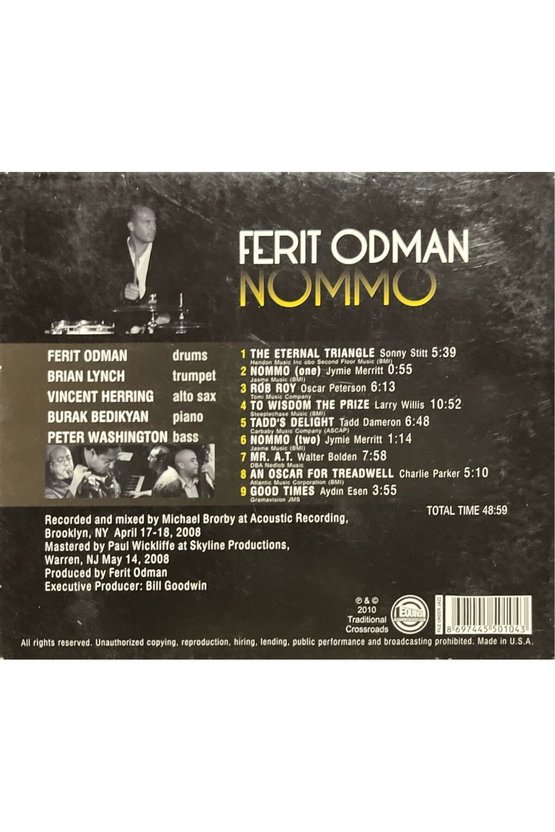 (Plak Değildir CD dir) CD Ferit Odman Nommo CD