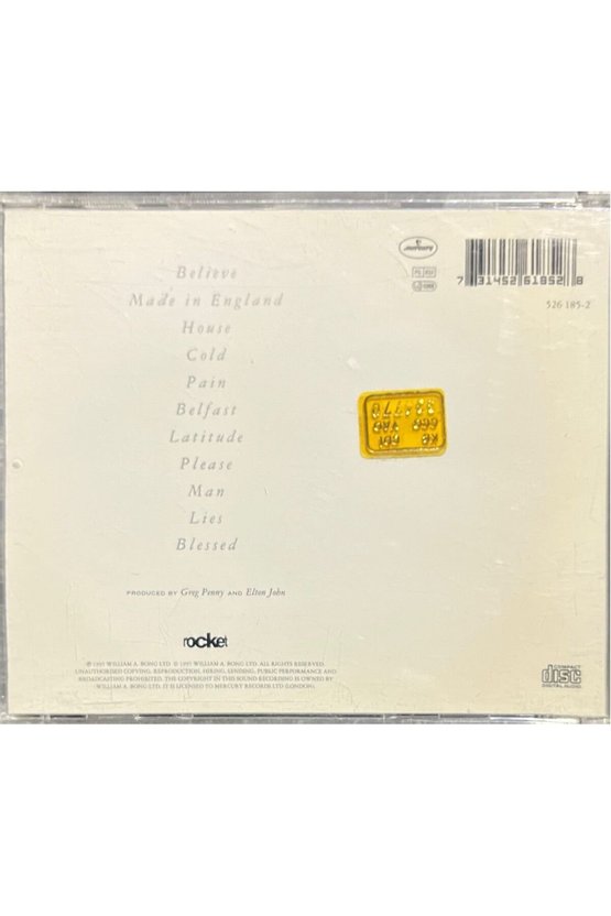 (Plak Değildir CD dir) CD Elton John Made In England CD