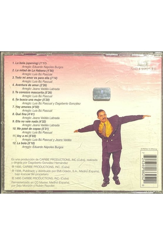 (Plak Değildir CD dir) CD Para Mi Gente El Medico De La Salsa CD