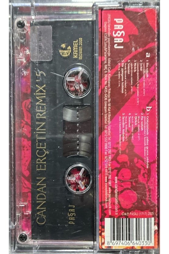 Kaset Candan Erçetin Remix5 Kaset