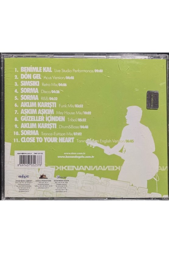(Plak Değildir CD dir) CD Kenan Doğulu Altıbuçuk 6,5 CD
