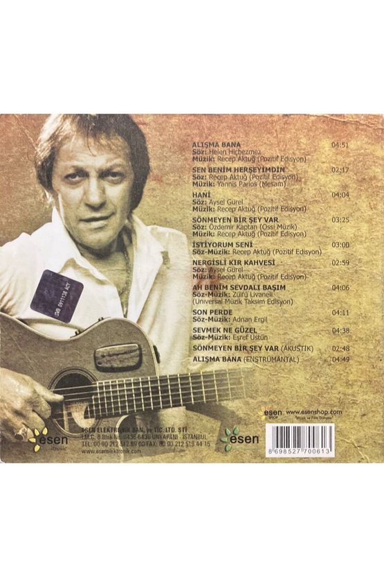 (Plak Değildir CD dir) CD Recep Aktuğ Alışma Bana CD