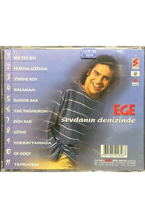 (Plak Değildir CD dir) CD Ege Sevdanın Denizinde CD