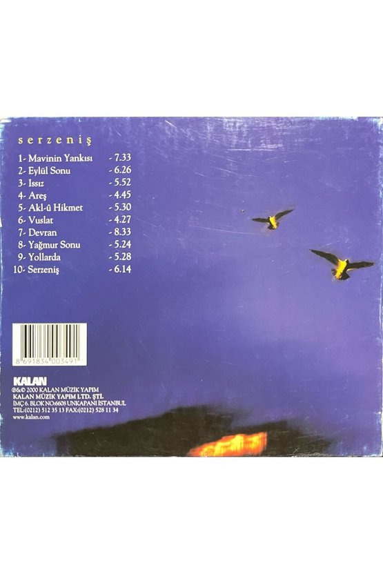 (Plak Değildir CD dir) CD Yansımalar Serzeniş CD