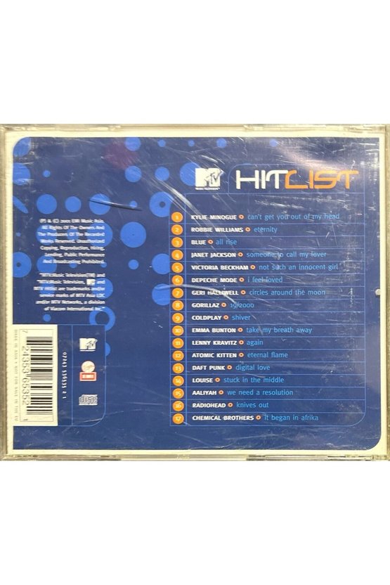 (Plak Değildir CD dir) CD Mtv Hit List CD