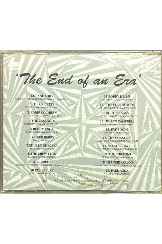 (Plak Değildir CD dir) CD The End Of An Era Vol.1 Golden Hits CD