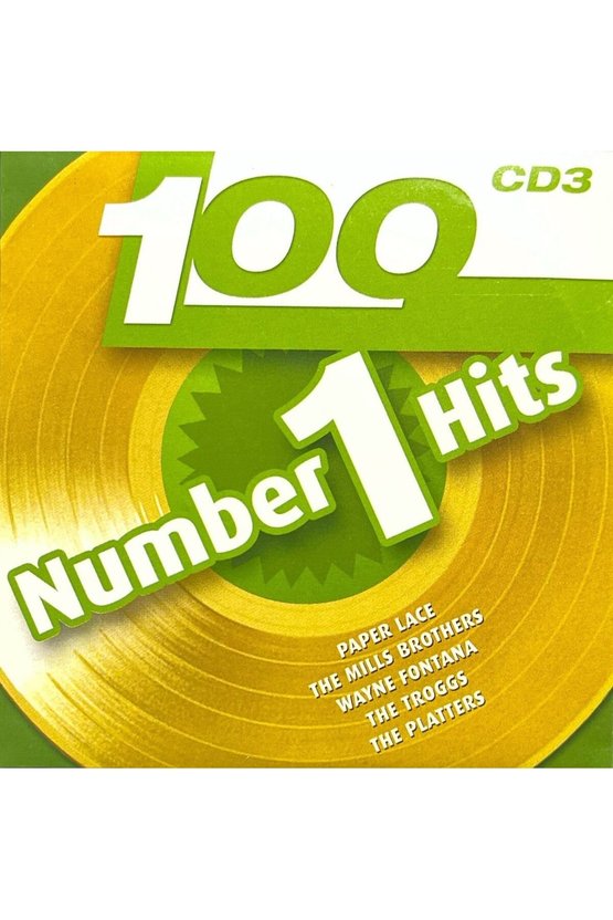 (Plak Değildir CD dir) CD 100 Number 1 Hits CD3 CD