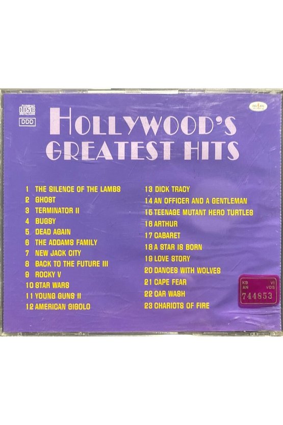 (Plak Değildir CD dir) CD Hollywoods Greatest Hits CD