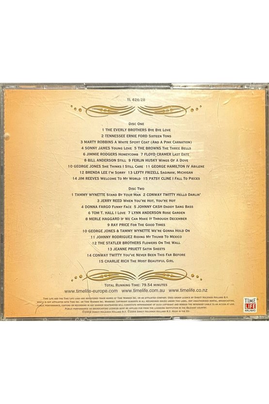 (Plak Değildir CD dir) CD Classic Coutry Giants Double CD