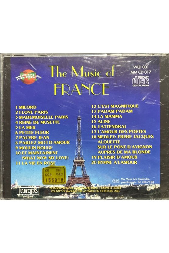 (Plak Değildir CD dir) CD The Music Of France CD