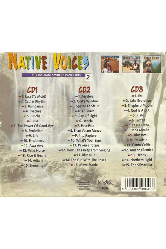 (Plak Değildir CD dir) CD Native Voices 2 (3 CD Box Set) CD