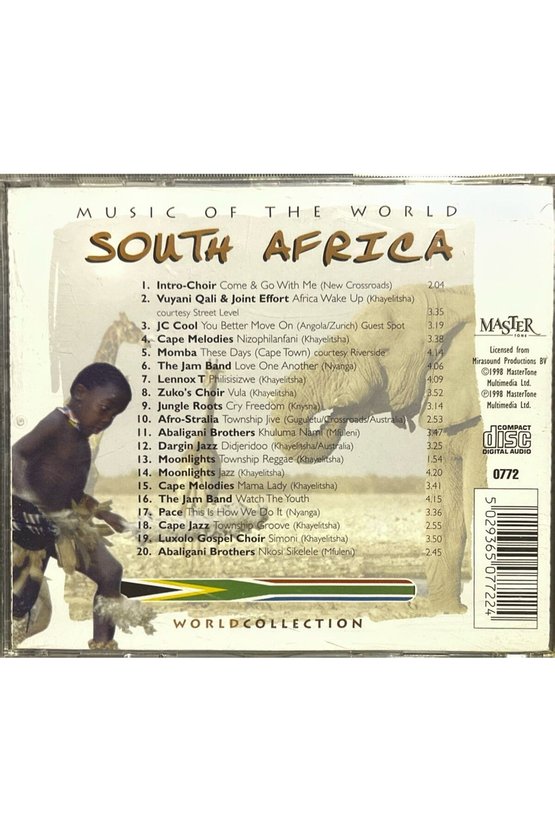 (Plak Değildir CD dir) CD South Africa Music Of The World CD