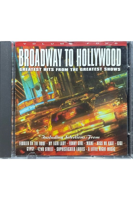 (Plak Değildir CD dir) CD Broadway To Hollywood Volume Four CD