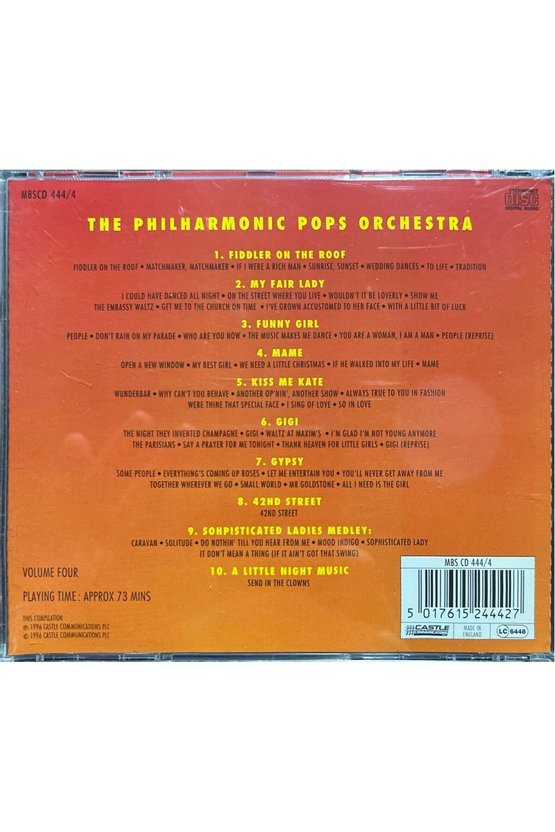 (Plak Değildir CD dir) CD Broadway To Hollywood Volume Four CD