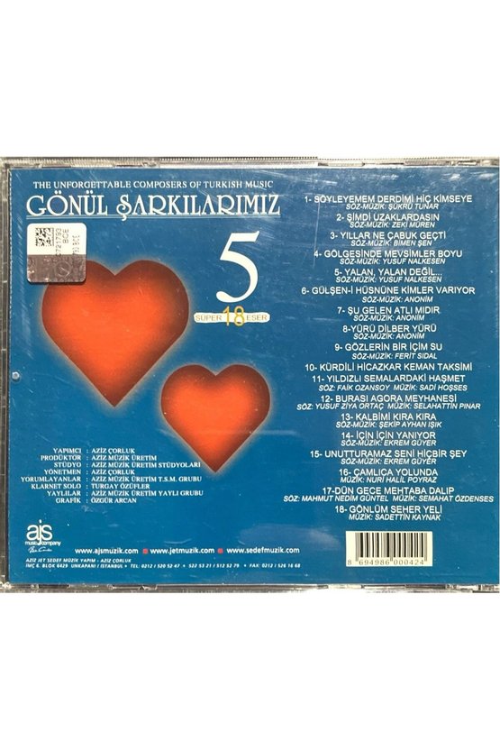 CD Gönül Şarkılarımız 5 CD