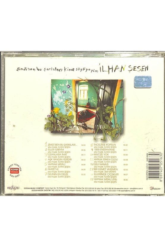CD İlhan Şeşen Şimdi Ben Bu Şarkıları Kime Söyliyeyim CD