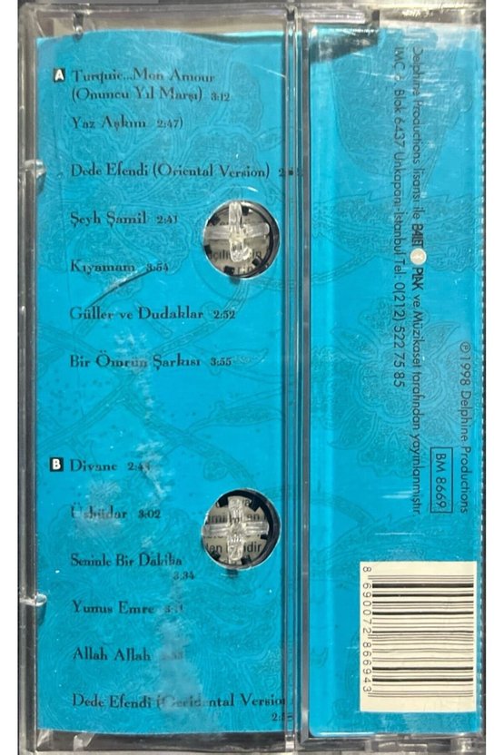 Kaset Richard Clayderman Türk Besteleriyle Kaset